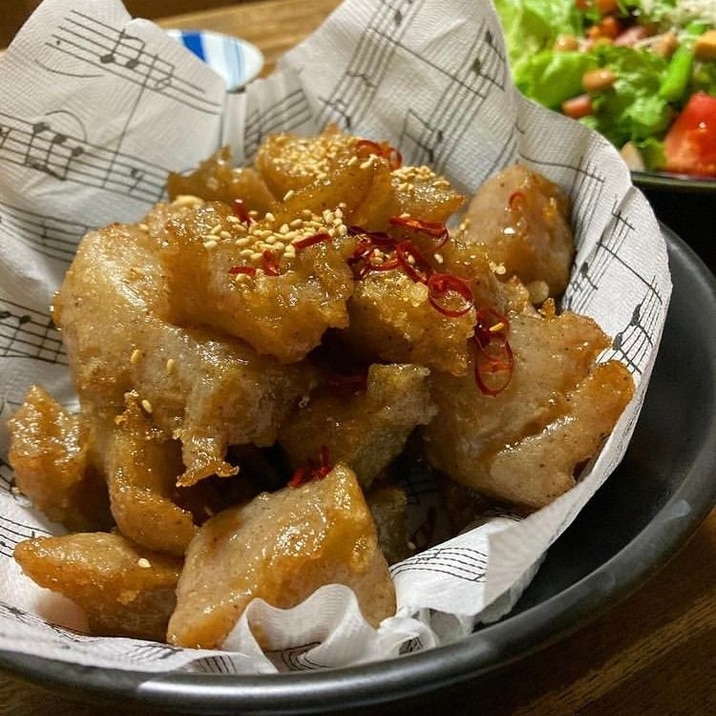 お箸が止まらない!こんにゃくのから揚げ